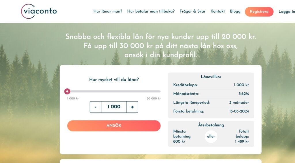 Låna 500 kr