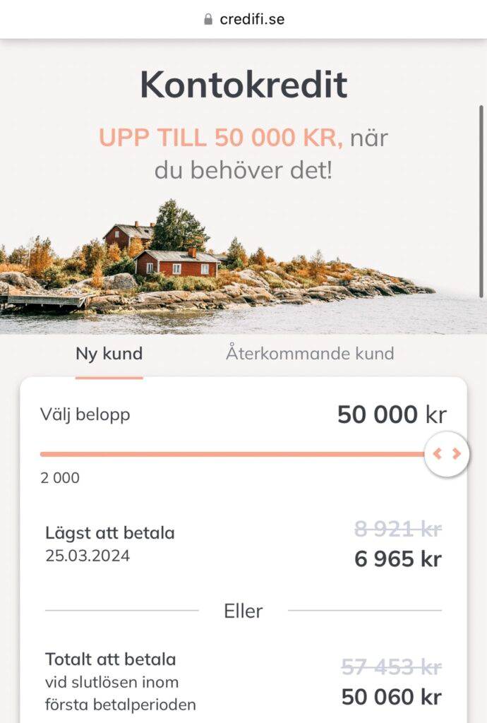 Kontokredit med Creditsafe hos Northmill Bank