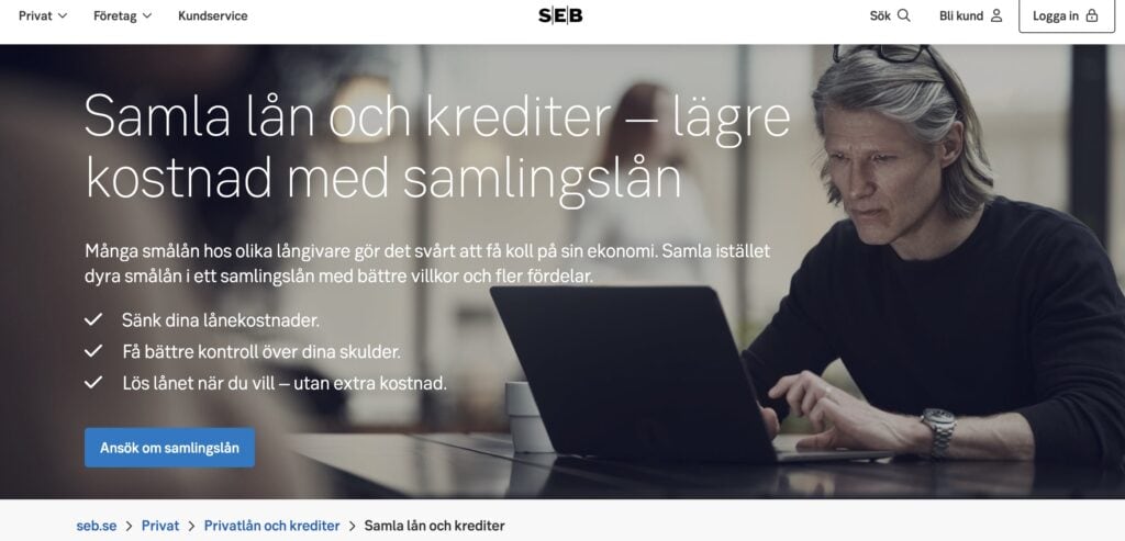 Samla lån SEB