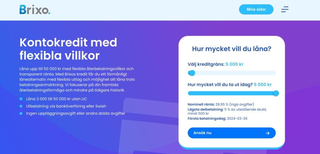 Snabblån med låg ränta